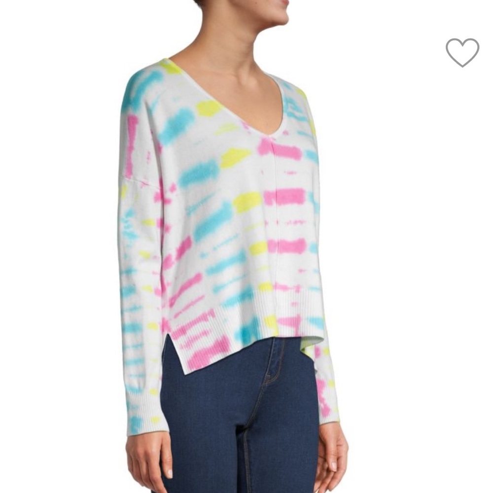 Central Park West Wisteria Tie-Dyed Sweater